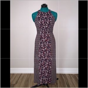 Bohemian long razor back dress